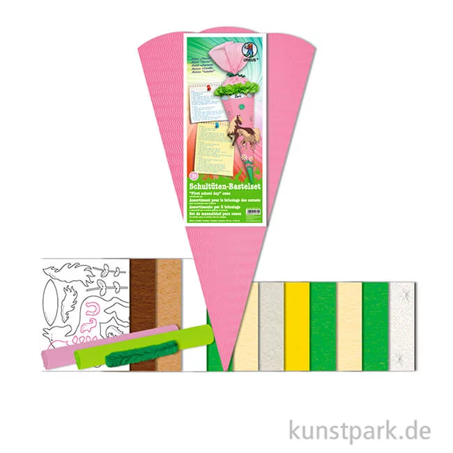 Artikelbild 2 des Artikels “Schultüten-Bastelset - Pferde, mit umfangreichem Zubehör “