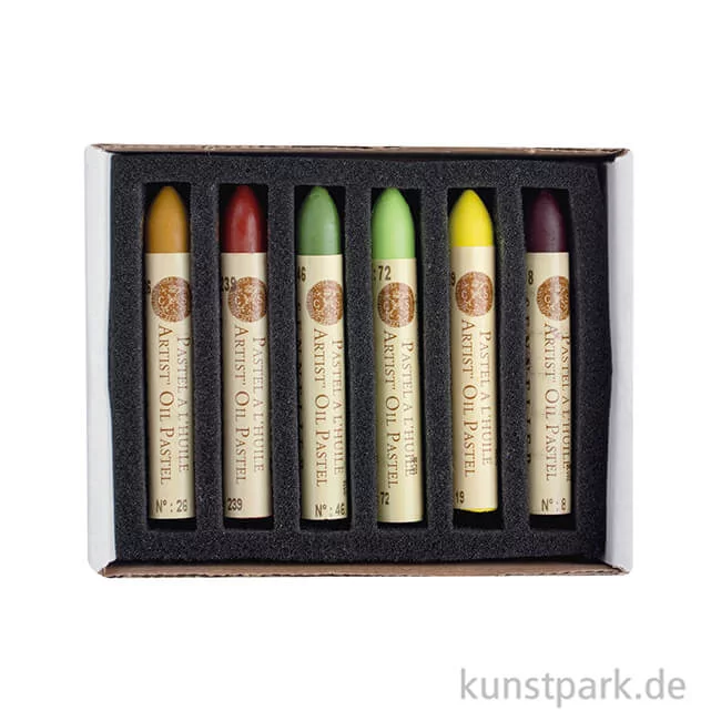 Artikelbild 2 des Artikels “Sennelier Ölpastellstifte - 6er Set, Birnen “