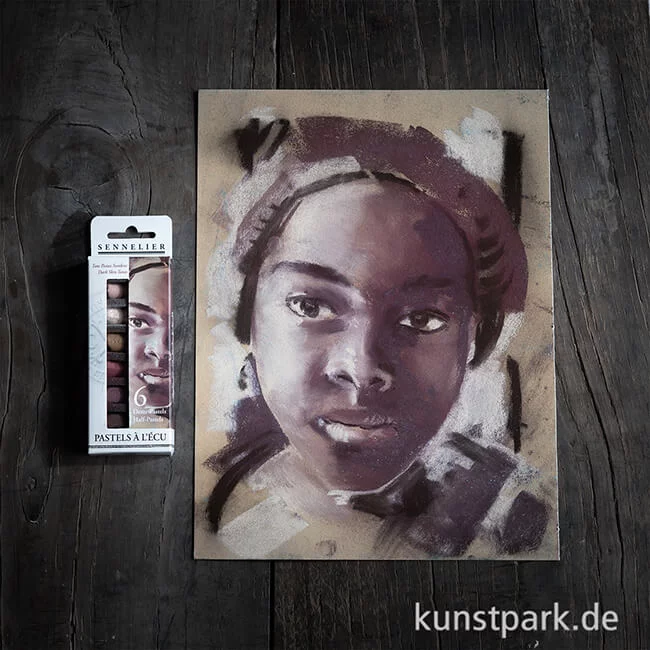 Artikelbild 2 des Artikels “Sennelier Softpastell ECU - 6 x 1/2 Stifte, dunkle Hauttöne “