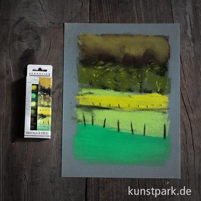 Artikelbild 2 des Artikels “Sennelier Softpastell ECU - 6 x 1/2 Stifte, Frühlingslandschaft “