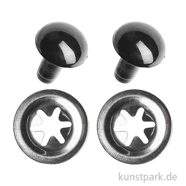 Artikelbild 2 des Artikels “Sicherheitsaugen für Amigurumi, 1 Paar, 2 Stück, 6 mm “