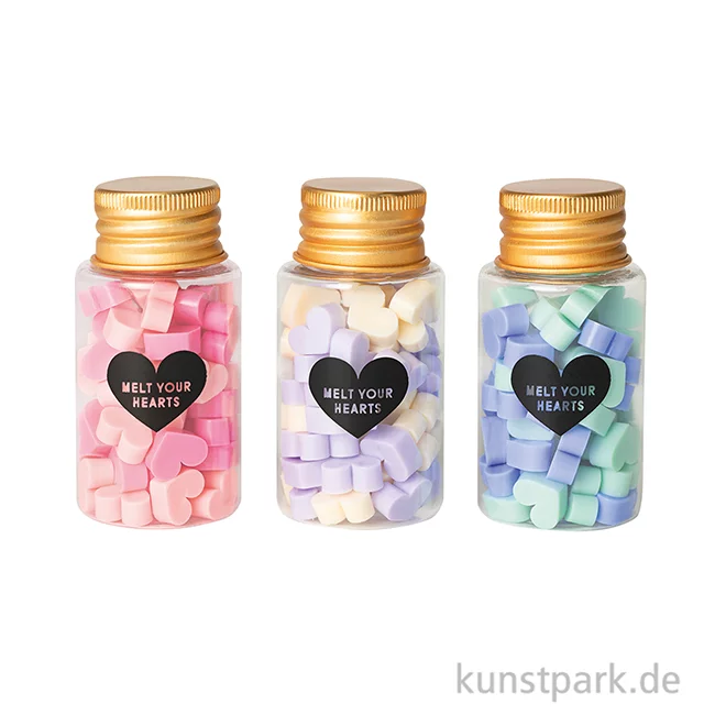 Artikelbild 2 des Artikels “Siegelwachs Perlen - PASTEL, 6 verschiedene Farben, 162 Stück “