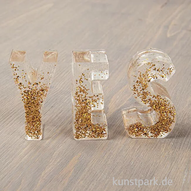 Artikelbild 2 des Artikels “Silikon Gießform - ABC, 2-teilige Form mit 26 Buchstaben “