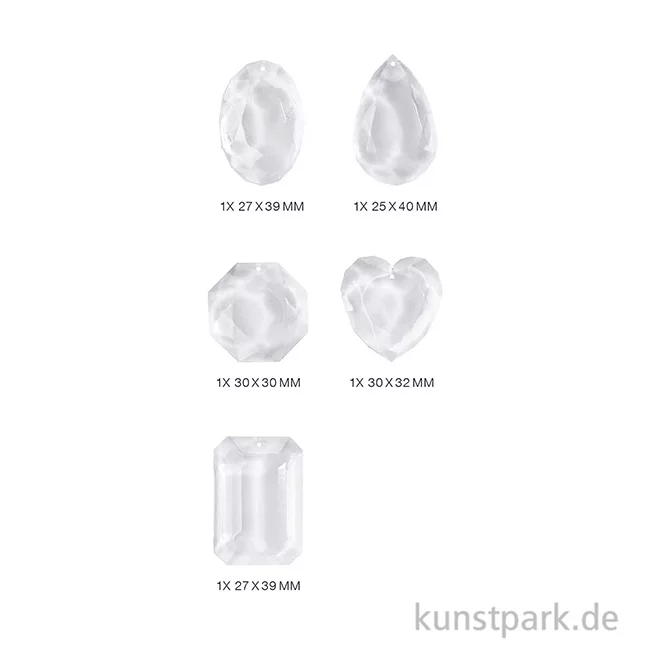 Artikelbild 2 des Artikels “Silikon Gießform - Anhänger, Diamanten “