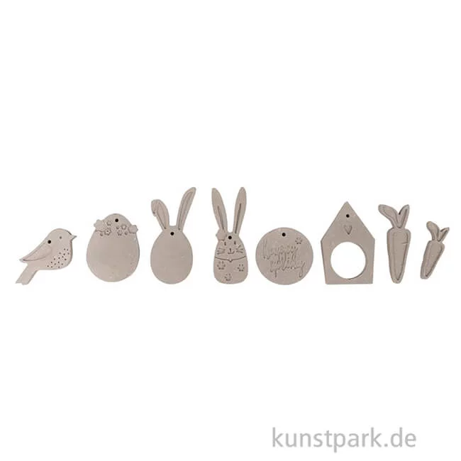 Artikelbild 2 des Artikels “Silikon Gießform - Happy Spring, 8 Motive, 14,5 x 26 x 1 cm “