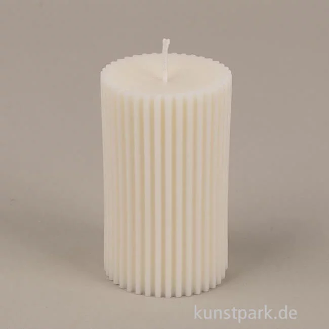 Artikelbild 2 des Artikels “Silikon Gießform - Kerze geriffelt, Durchmesser 5 cm, Höhe 8,7 cm “