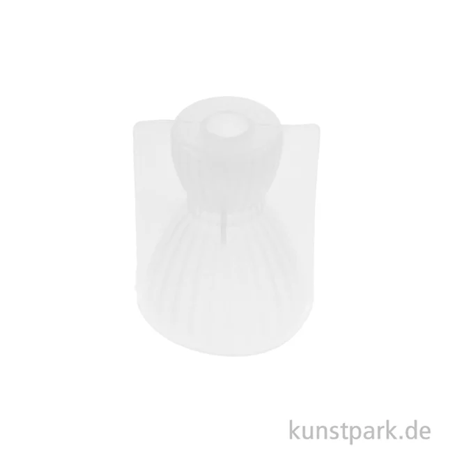 Artikelbild 2 des Artikels “Silikon Gießform - Kerzenhalter geriffelt, ø 4,3-6,8 x 10 cm “