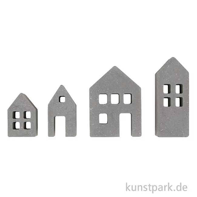Artikelbild 2 des Artikels “Silikon Gießform - Lichthäuser, 4 Motive, 14,5 x 26 x 1 cm “