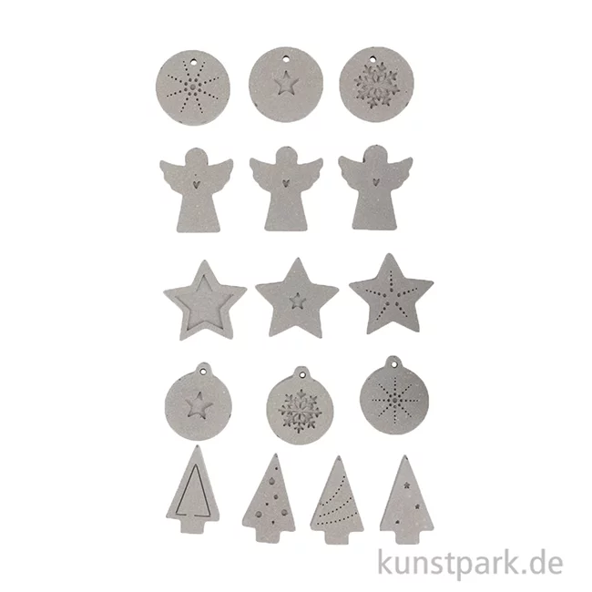 Artikelbild 2 des Artikels “Silikon Gießform - Mini Dekoformen Xmas, 16 Motive, 14,5 x 26 x 1 cm “