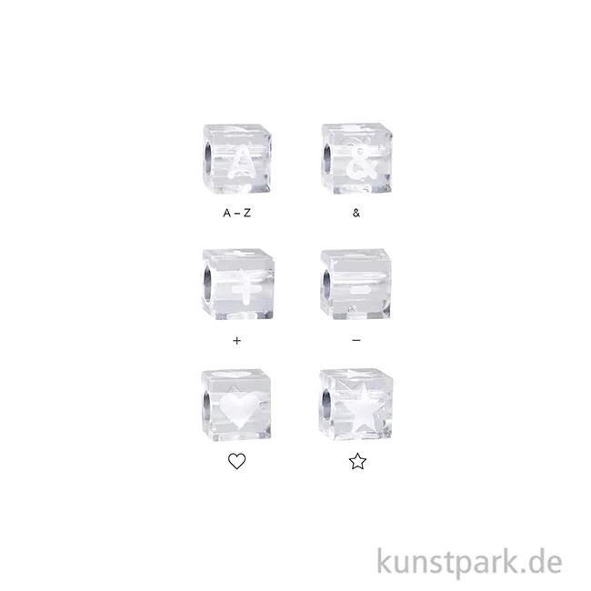 Artikelbild 2 des Artikels “Silikon Gießform - Perlen, Buchstaben Würfel “