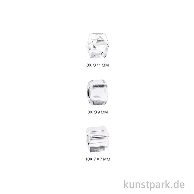 Artikelbild 2 des Artikels “Silikon Gießform - Perlen, Formen Mix “