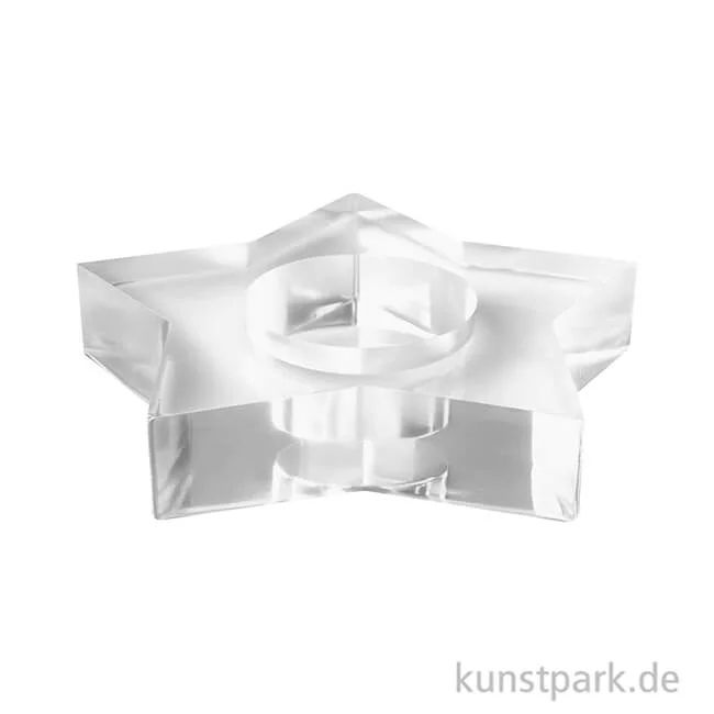 Artikelbild 2 des Artikels “Silikon Gießform - Teelichthalter Stern, 11,5 x 11 x 2 cm “