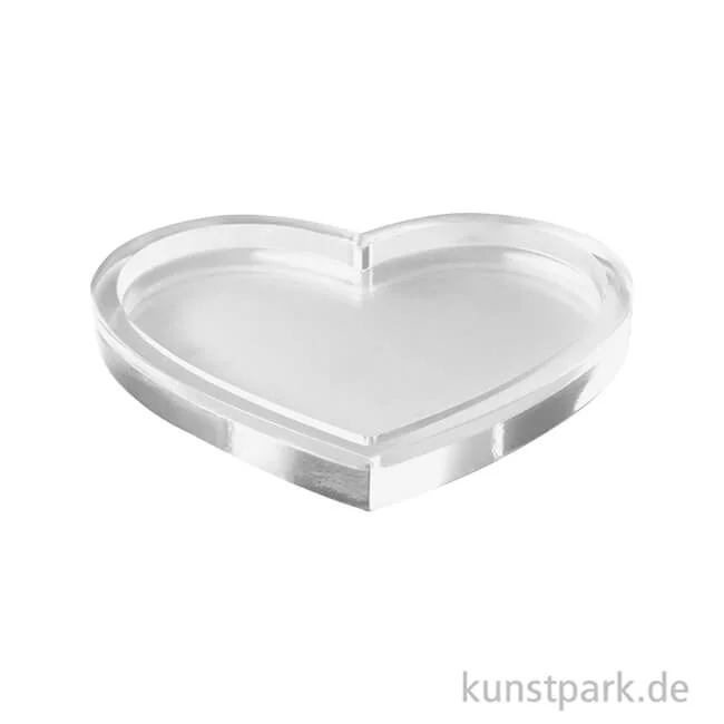 Artikelbild 2 des Artikels “Silikon Gießform - Untersetzer Herz, 9,6 x 10 x 1,2 cm “