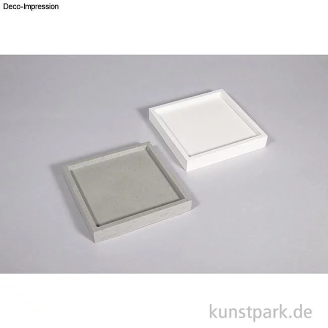 Artikelbild 2 des Artikels “Silikon Gießform - Untersetzer Quadrat, 10 x 10 x 1,5 cm “