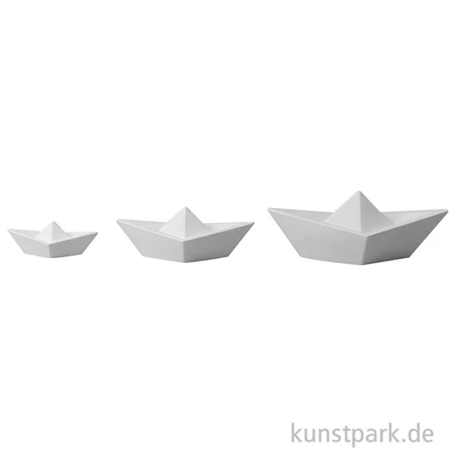 Artikelbild 2 des Artikels “Silikon Gießformen Set - Origami Boote, 3-teilig, 8-16 cm “