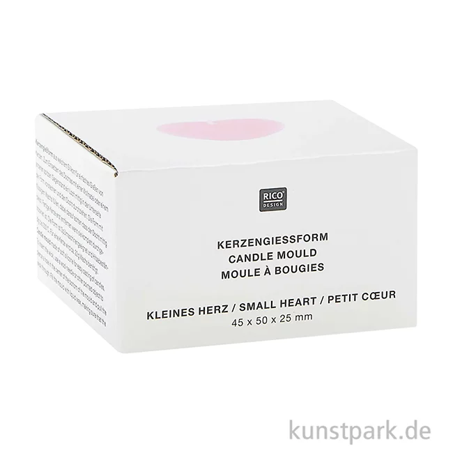 Artikelbild 2 des Artikels “Silikon Kerzengießform - Herz, 60 x 56 x 33 mm “