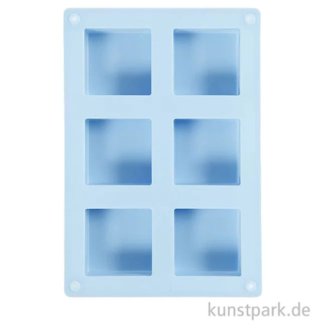 Artikelbild 2 des Artikels “Silikonform - 6 Quadrate, 21,5 x 14,5 x 2,5 cm “