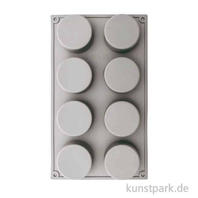 Artikelbild 2 des Artikels “Silikonform - 8 Kreise, Rund, 29 x 17 x 3,8 cm “
