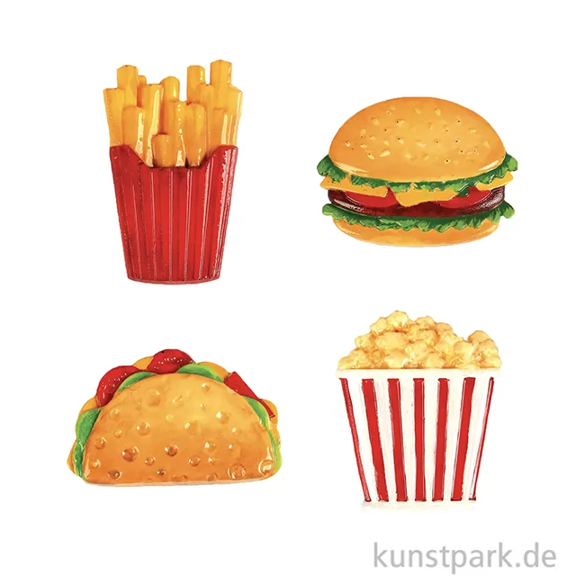 Artikelbild 2 des Artikels “Silikonform - Junk Food, 20 x 13 cm “