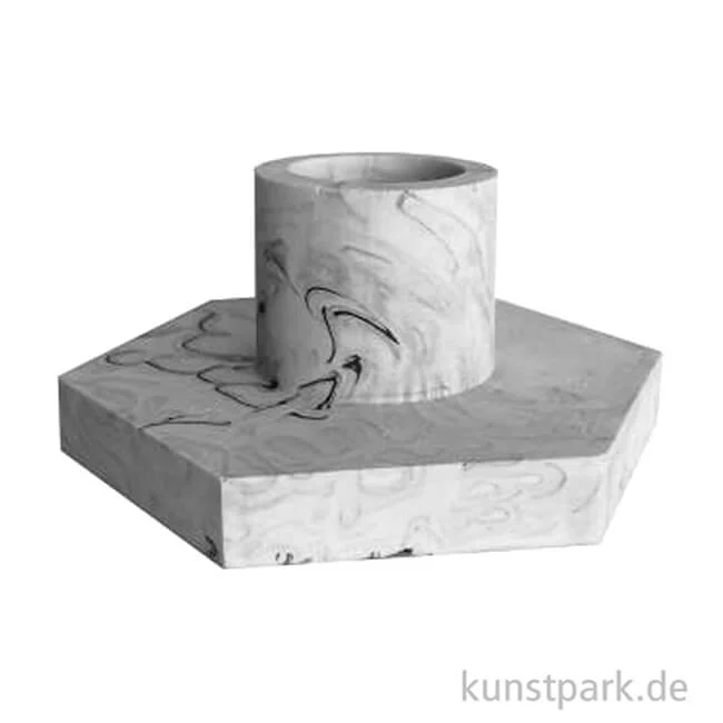 Artikelbild 2 des Artikels “Silikonform Kerzenhalter Hexagon, 10 x 5 x 8,2 cm “
