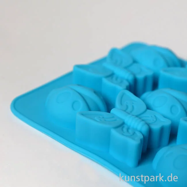 Artikelbild 2 des Artikels “Silikonform - Marienkäfer + Schmetterlinge “