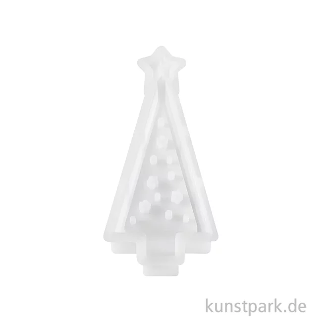 Artikelbild 2 des Artikels “Silikonform Tannenbaum, Stern, 12,5 x 5 x 2 cm “
