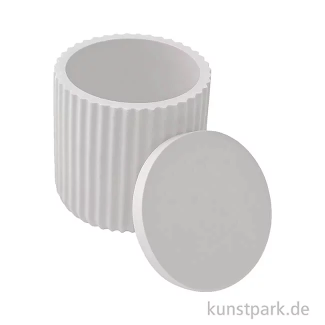 Artikelbild 2 des Artikels “Silikonform Topf mit Deckel, Gerippt, 7,8 cm x 8 cm “