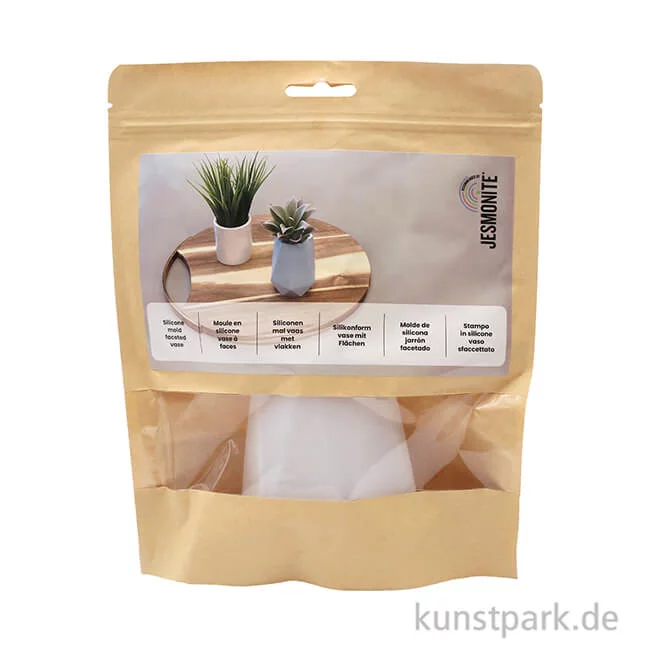 Artikelbild 2 des Artikels “Silikonform Vase Facettiert, Durchmesser 10 cm, Höhe 8 cm “