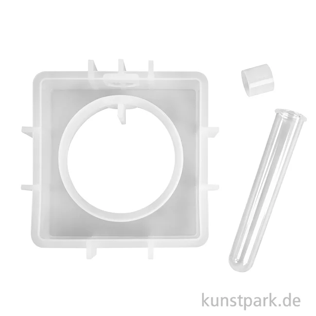 Artikelbild 2 des Artikels “Silikonform Vase, Quadrat, 11 x 11 x 3,5 cm “