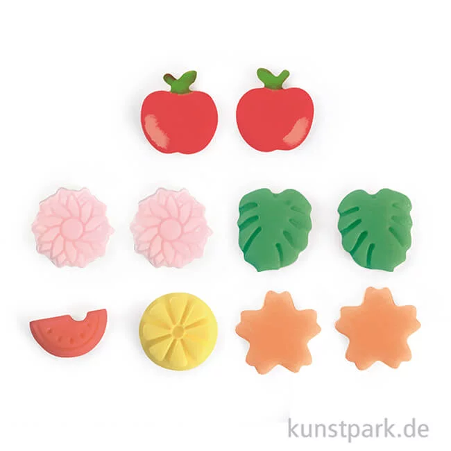 Artikelbild 2 des Artikels “Silikonformen für Schmuck - Mini Pflanzen, 5er Set “