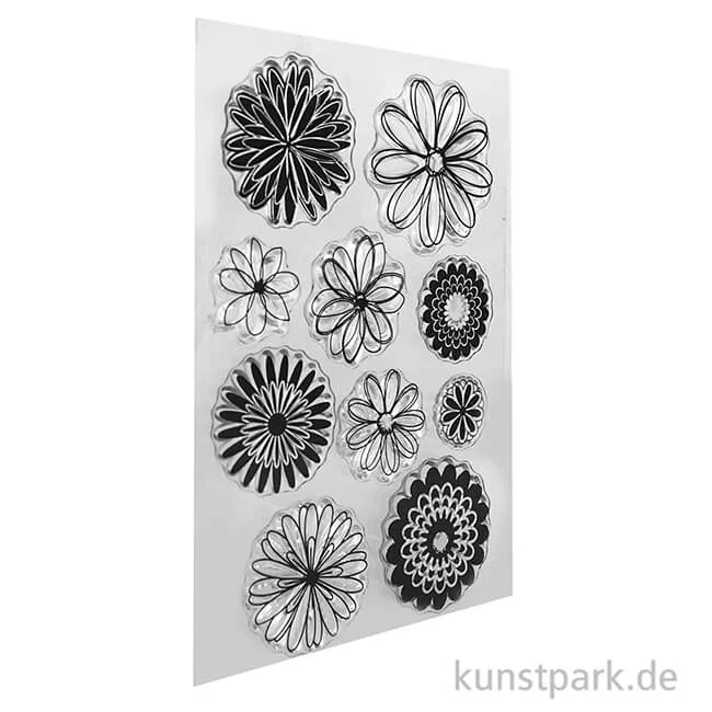 Artikelbild 2 des Artikels “Silikonstempel - Blüten, 11 x 15,5 cm “
