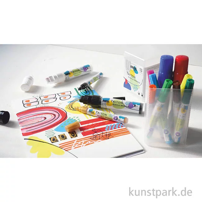 Artikelbild 2 des Artikels “KREUL TRITON Acrylic Marker Komplettset “