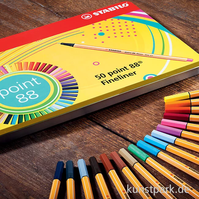 Artikelbild 2 des Artikels “STABILO Point 88 Fineliner 50er Metalletui “