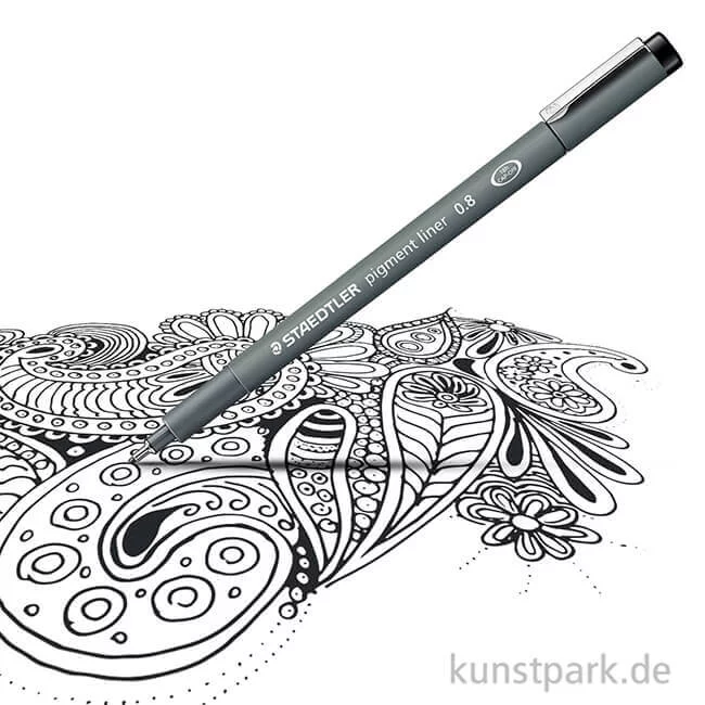 Artikelbild 2 des Artikels “STAEDTLER Pigment Liner 6er Set schwarze Fineliner “