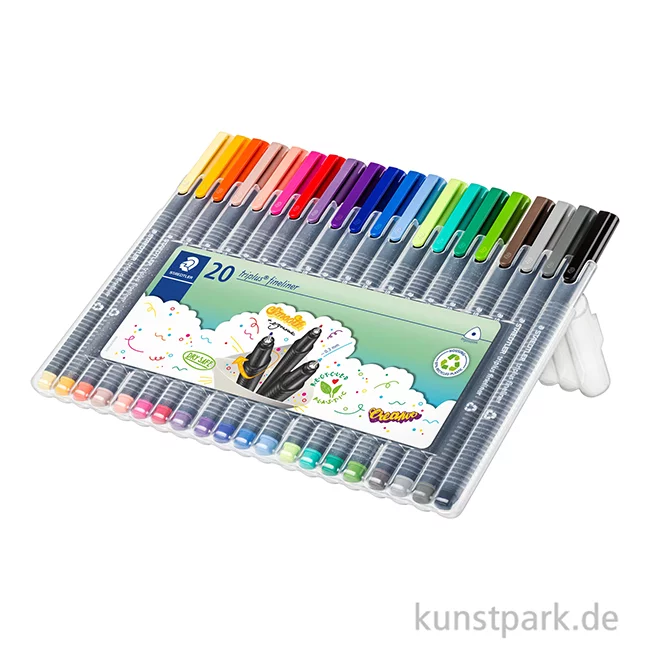 Artikelbild 2 des Artikels “STAEDTLER triplus Fineliner 20er Set im Kunststoffetui “