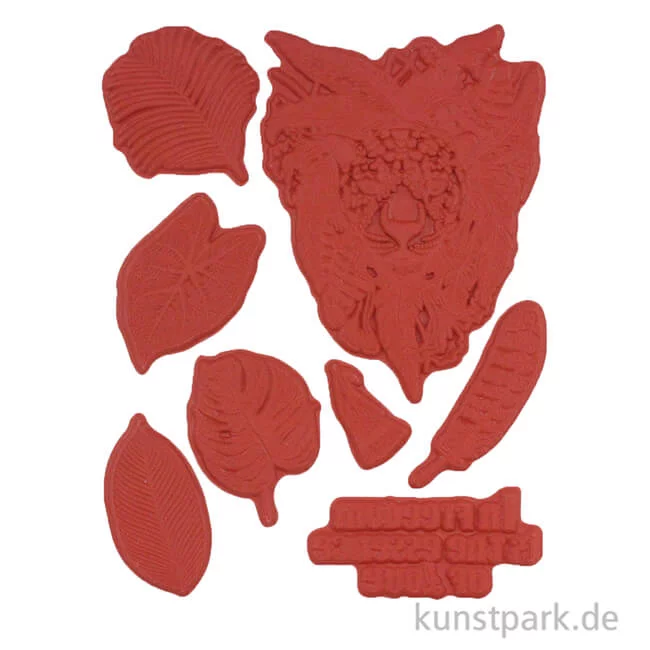 Artikelbild 2 des Artikels “Stamperia Natural Rubber Stamp - Amazonia Jaguar “