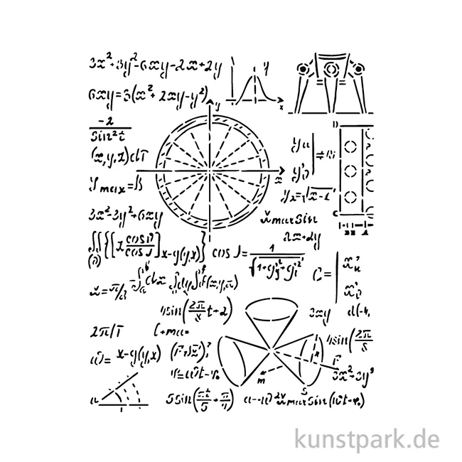 Artikelbild 2 des Artikels “Stamperia Schablone - A New Beginning Formulas, 20 x 25 cm “