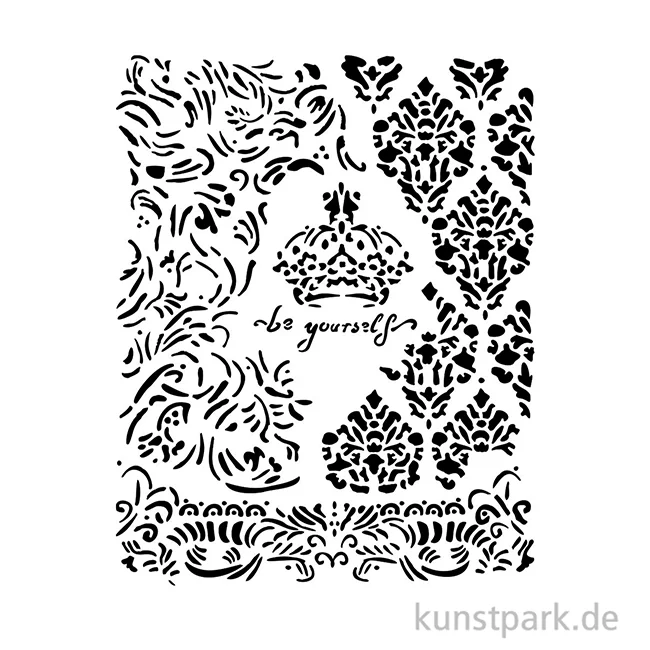 Artikelbild 2 des Artikels “Stamperia Schablone - Alterego Crown Be Yourself, 20 x 25 cm “