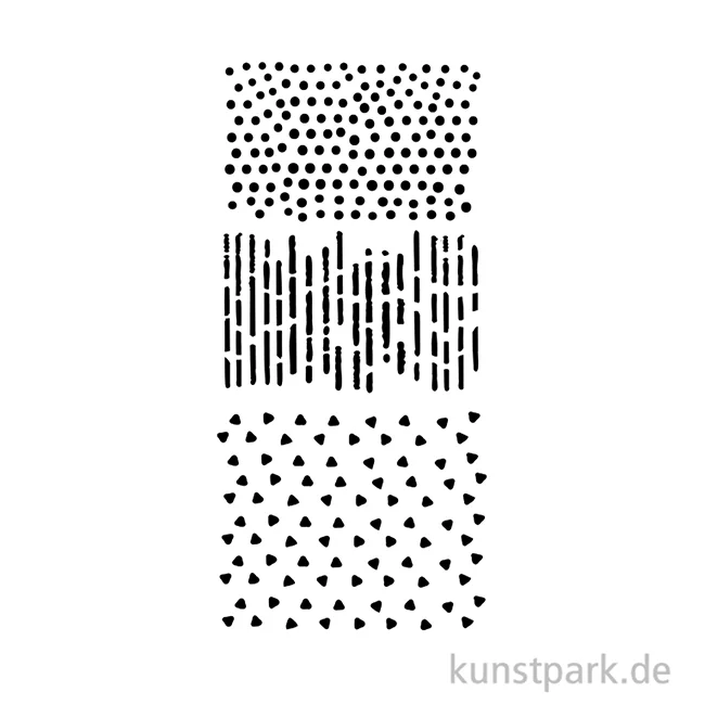 Artikelbild 2 des Artikels “Stamperia Schablone - Create Happiness Dewdrops Patterns, 12 x 25 cm “