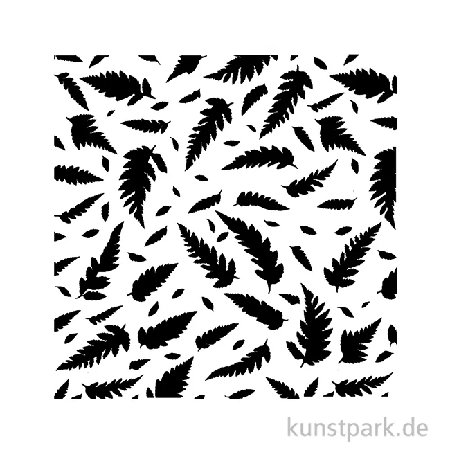 Artikelbild 2 des Artikels “Stamperia Schablone - Forest Leaves Pattern, 18 x 18 cm “