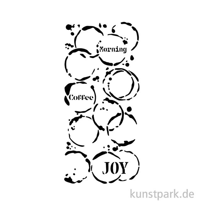 Artikelbild 2 des Artikels “Stamperia Schablone - Furry Friends Coffee Prints, 12 x 25 cm “