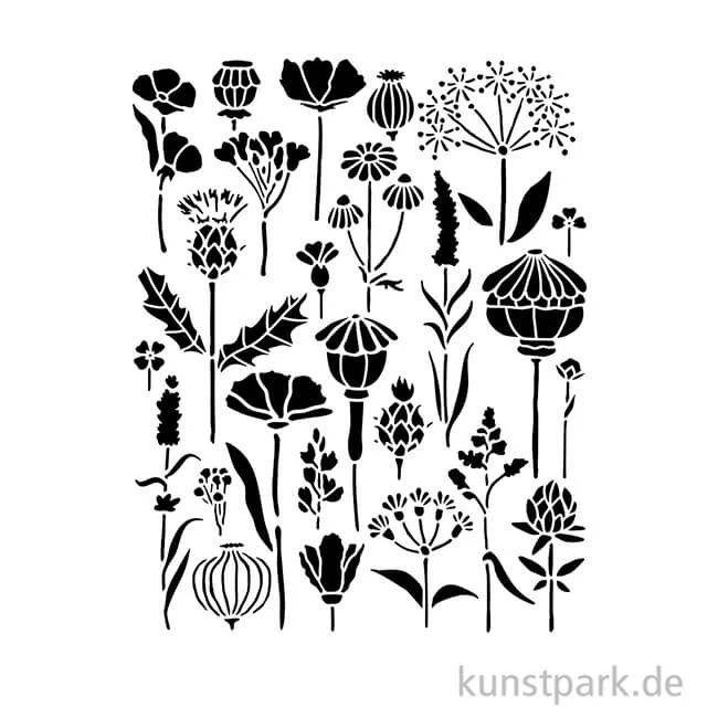 Artikelbild 2 des Artikels “Stamperia Schablone - Herbarium Silvae Herbarium, 20 x 25 cm “