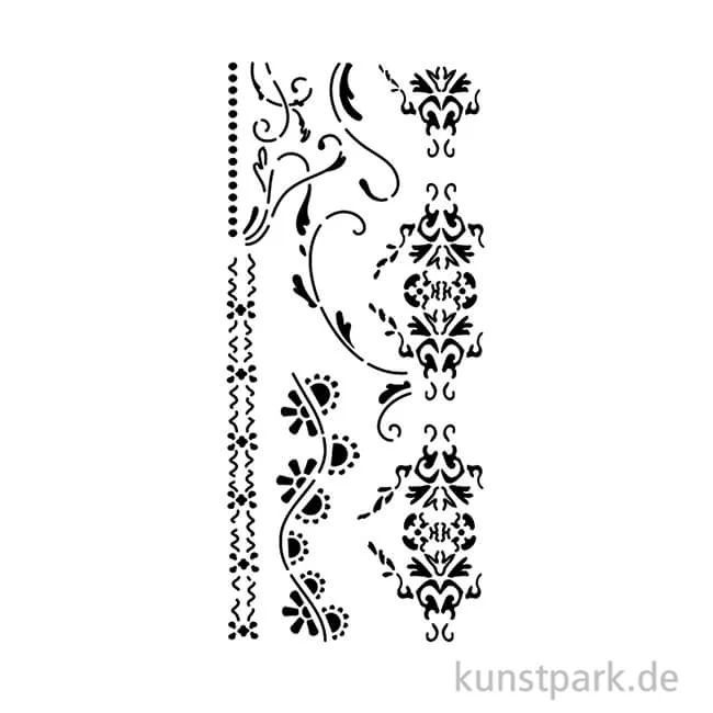 Artikelbild 2 des Artikels “Stamperia Schablone - Old Lace Borders, 12 x 25 cm “
