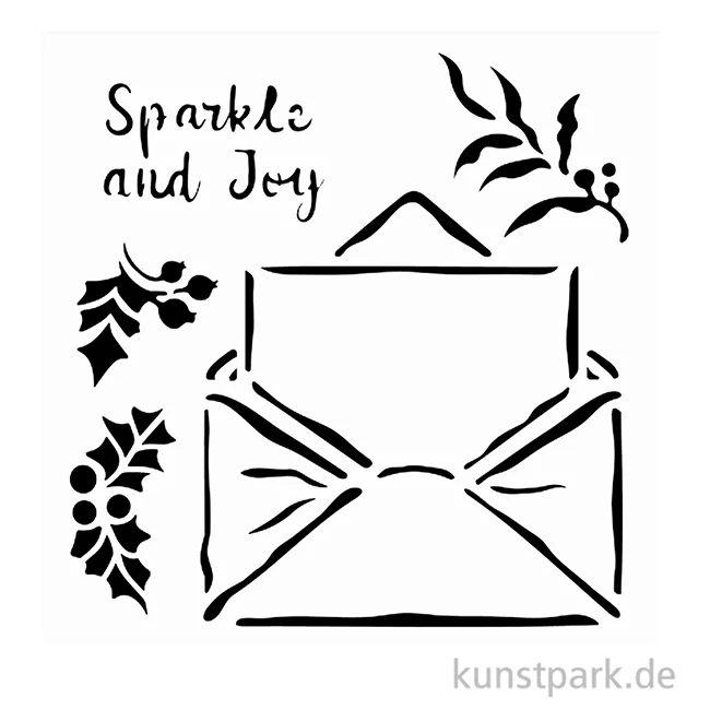 Artikelbild 2 des Artikels “Stamperia Schablone - The Owl's House Letter, 12 x 12 cm “