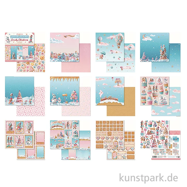 Artikelbild 2 des Artikels “Stamperia Scrapbooking Pad - Candy Christmas, 20,3 x 20,3 cm “
