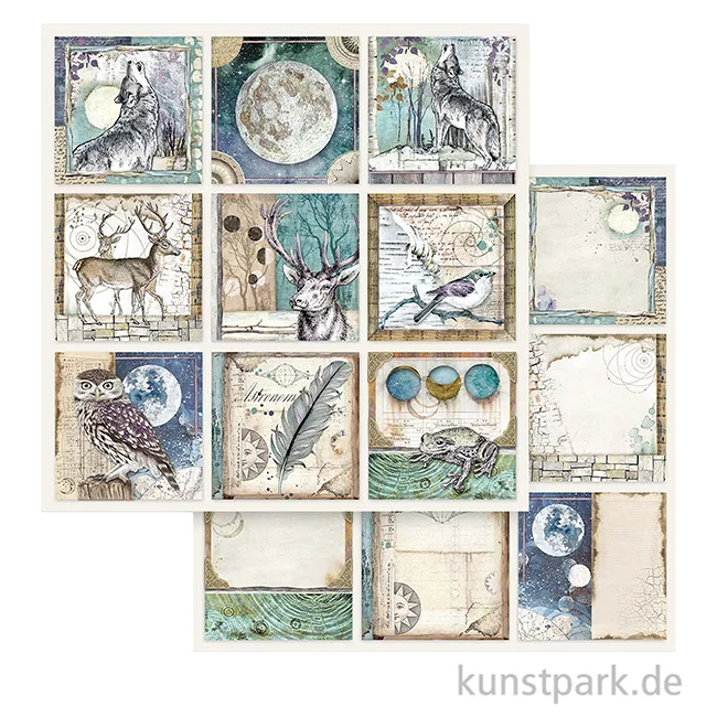 Artikelbild 2 des Artikels “Stamperia Scrapbooking Pad - Cosmos Infinity 30,5 x 30,5 cm “