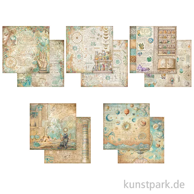 Artikelbild 2 des Artikels “Stamperia Scrapbooking Pad - Fortune, 20,3 x 20,3 cm “