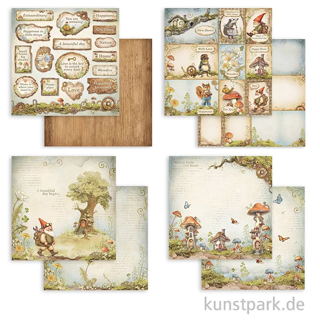 Artikelbild 2 des Artikels “Stamperia Scrapbooking Pad - Hidden Grove, 30,5 x 30,5 cm “