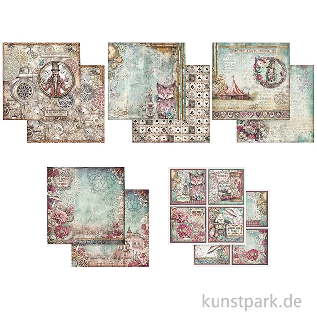 Artikelbild 2 des Artikels “Stamperia Scrapbooking Pad - Master of Magic, 30,5 x 30,5 cm “