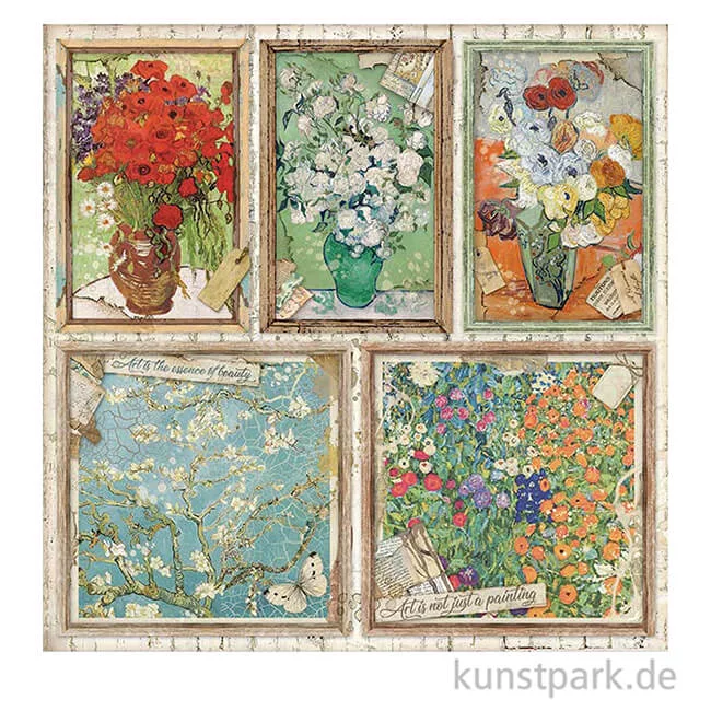 Artikelbild 2 des Artikels “Stamperia Scrappapier - Atelier des Arts, Cards, 30,5x30,5 cm “